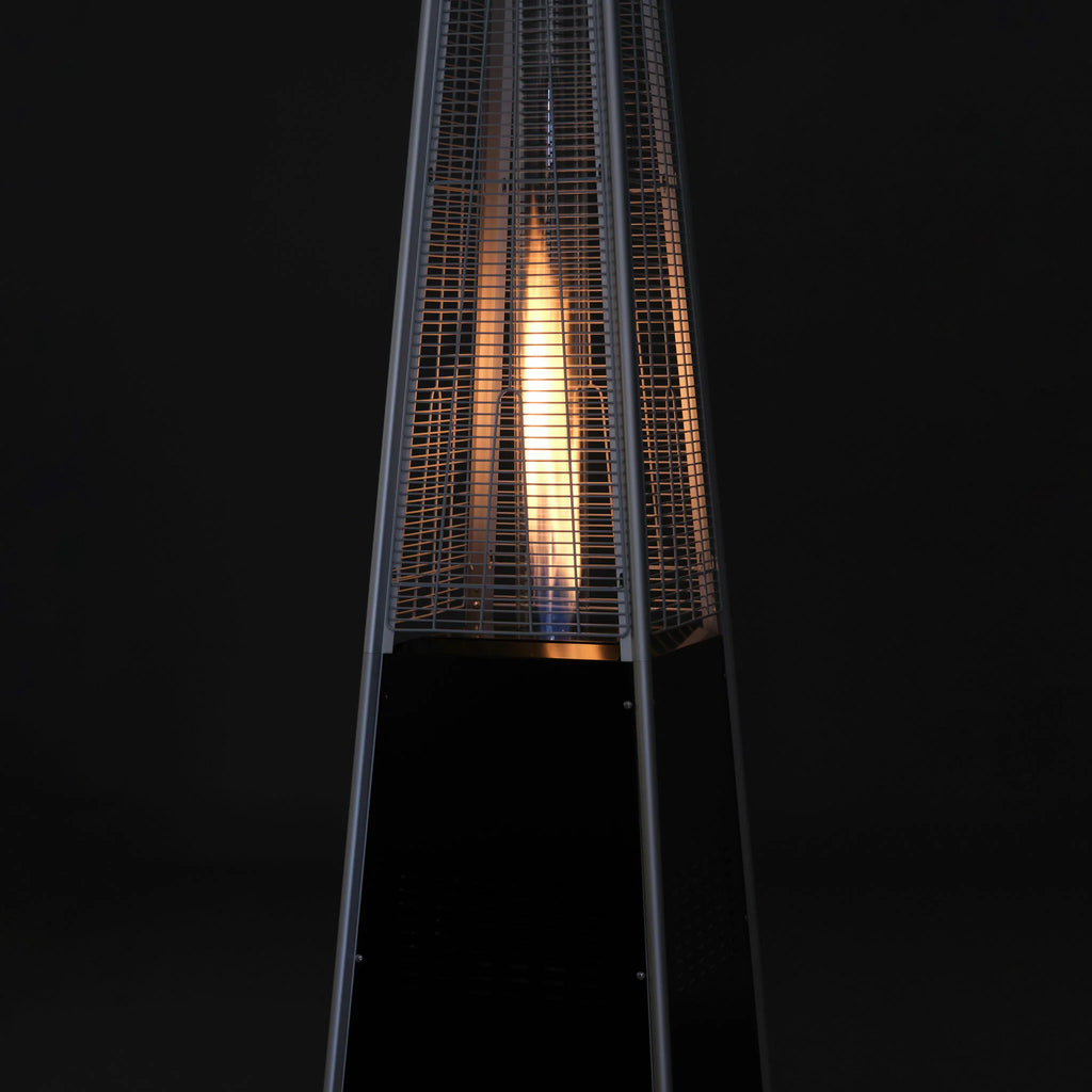 Fornorth Heizstrahler Pyramid 13kW gasbetrieben, schwarz