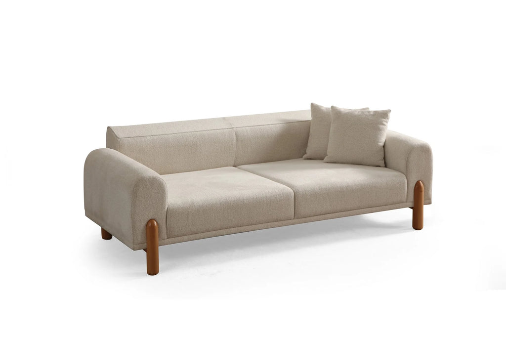 Divano Letto Lyke a 3 Posti - Crema