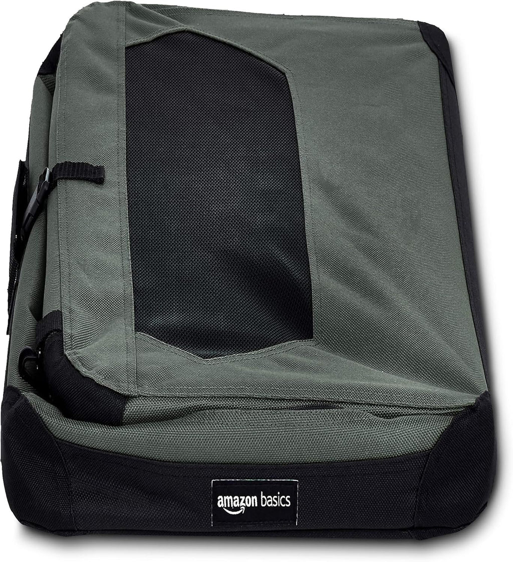 Amazon Basics – Morbida borsa pieghevole per animali domestici, 30 pollici/76,2 cm, grigia