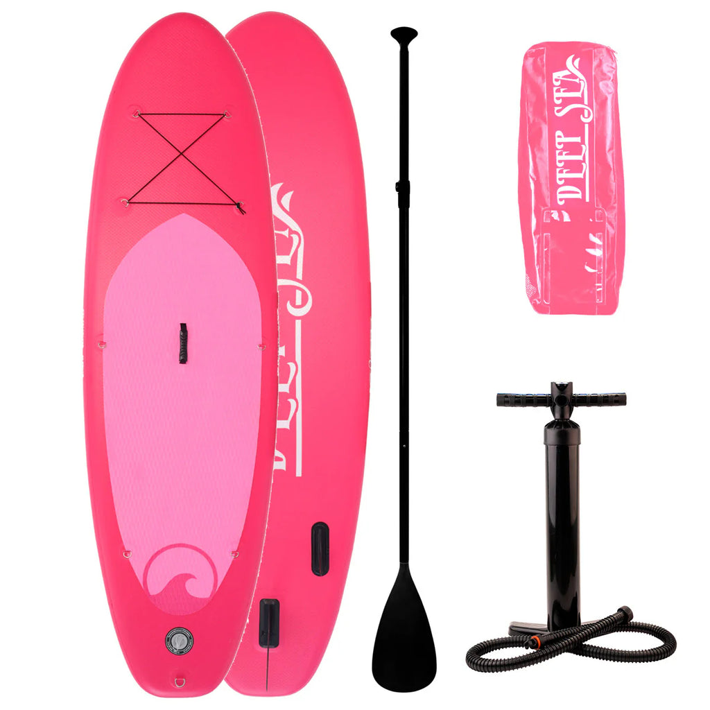 Set Stand Up Paddle Deep Sea Standard (275cm), rosa