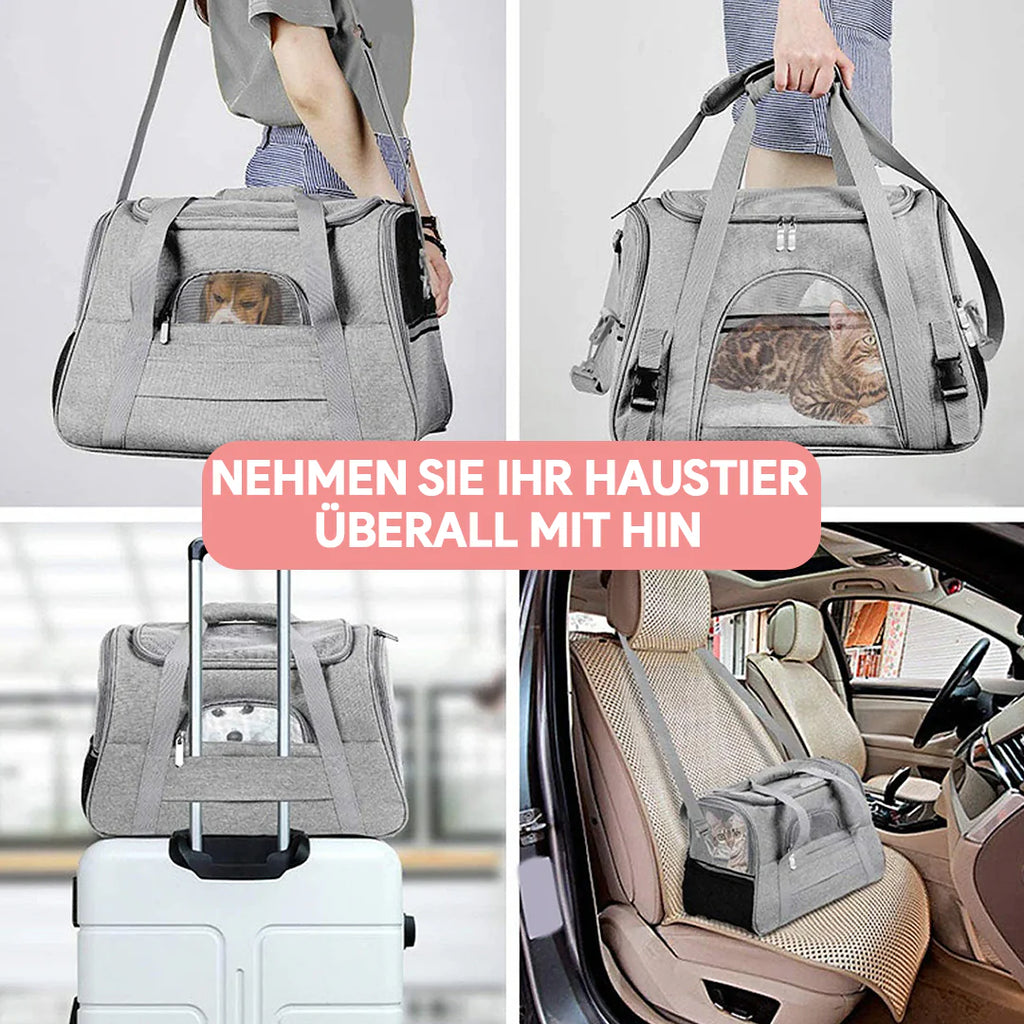 Robuste und Komfortable Transporttasche für Katzen – Ideal für Reisen und Ausflüge