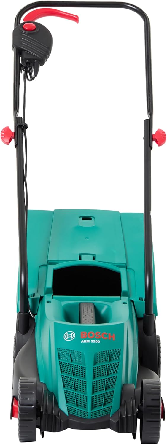 Bosch Tosaerba ARM 3200 (1200 W, ampiezza di taglio: 32 cm, con lama aggiuntiva inclusa, in scatola di cartone) – Amazon Edition