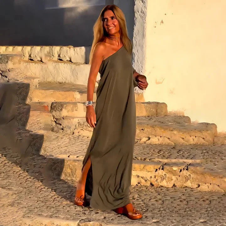 Wendy - Kleid mit halber Schulter