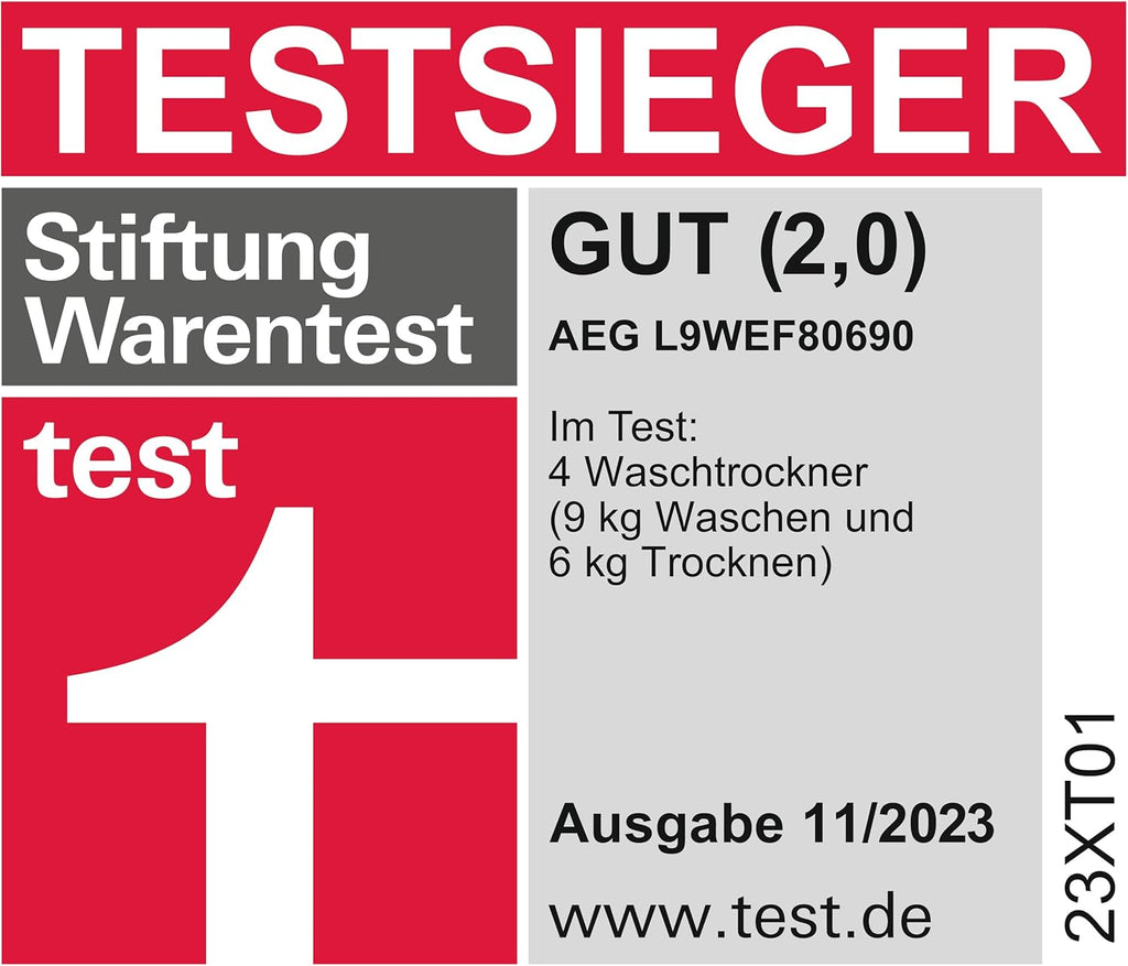 AEG L7WBA60680 Lavasciuga / DualSense - cura delicata / 8 kg lavaggio / 5 kg asciugatura / D / a risparmio energetico / ProSense - regolazione automatica del carico / Funzione aggiungi indumento / ProSteam - funzione vapore rinfrescante / 1600 giri/min