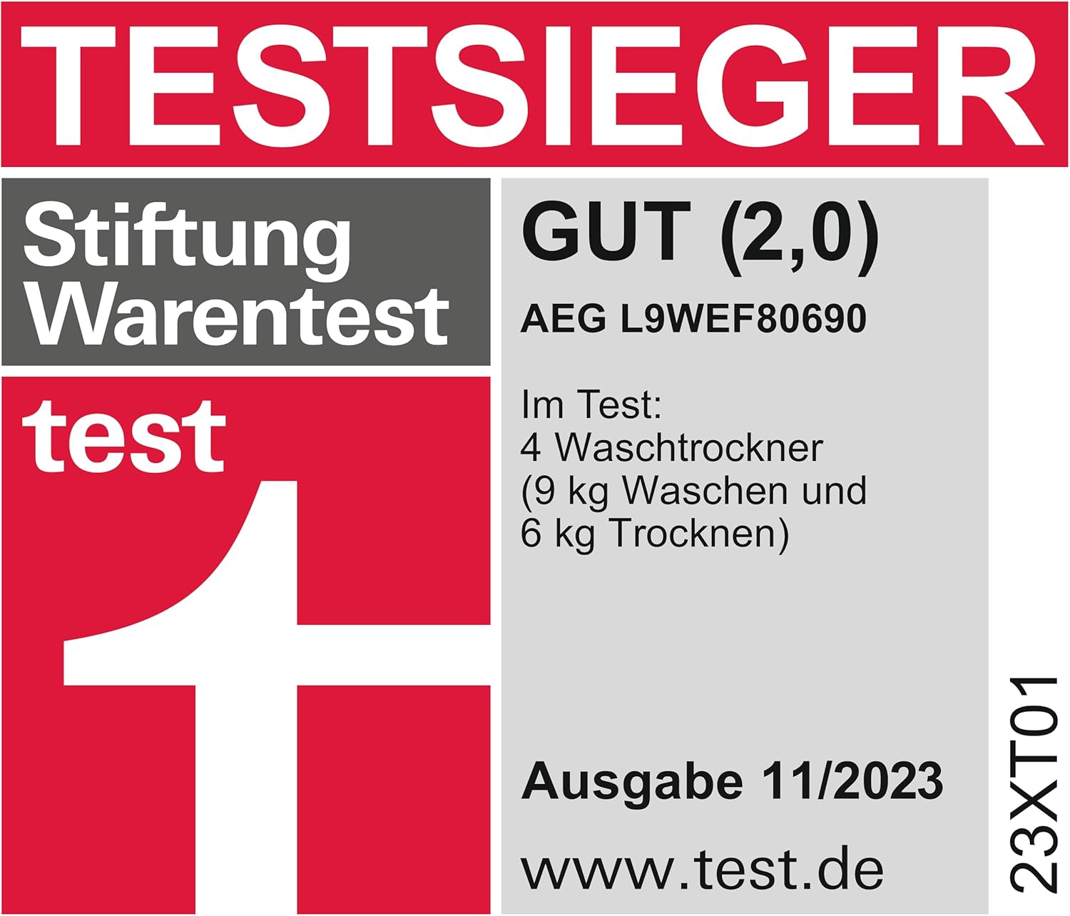 AEG L7WBA60680 Lavasciuga / DualSense - cura delicata / 8 kg lavaggio / 5 kg asciugatura / D / a risparmio energetico / ProSense - regolazione automatica del carico / Funzione aggiungi indumento / ProSteam - funzione vapore rinfrescante / 1600 giri/min