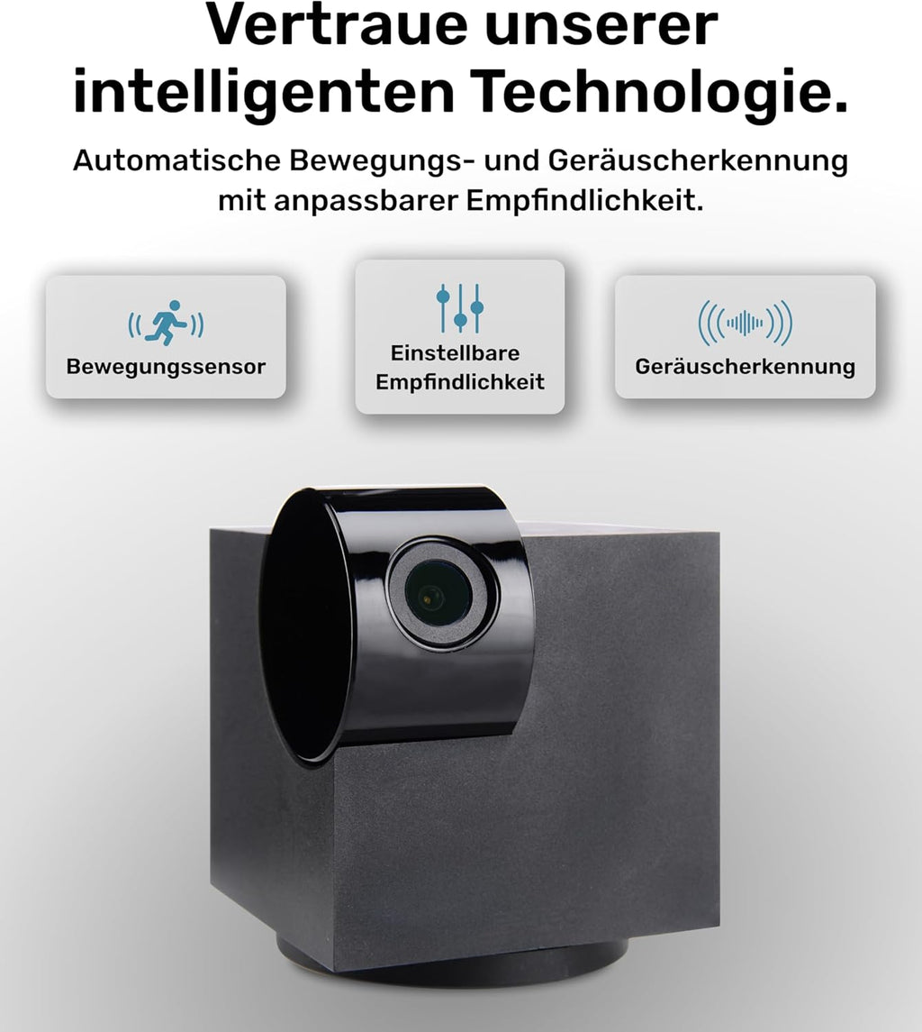 PetTec – Pet Cam Buddy Haustierkamera Futterautomat 8L für Katzen- & Hunde-Trockenfutter – Automatischer Futterspender mit WLAN & App-Steuerung -Inkl. 2-Wege-Audio, Bellerkennung & Nachtsicht