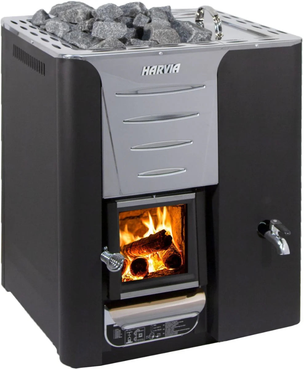 Harvia Saunaofen holz 20 Pro RS, 8-20m, Wasserbehlter auf der rechten Seite