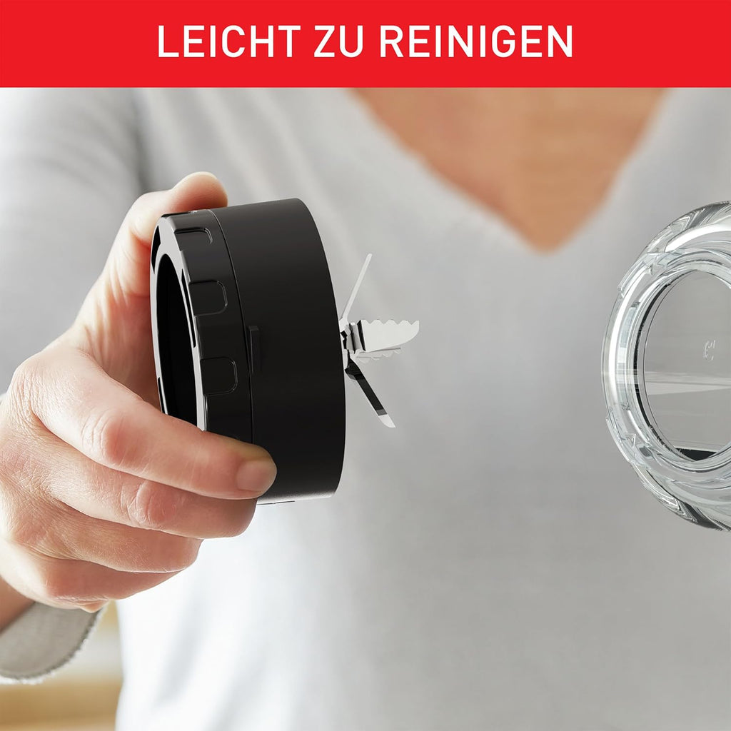 Tefal PerfectMix+ Hochgeschwindigkeits-Standmixer, Auto-Programme, Powelix-Klingentechnologie, 2L Thermo-Resistant Glaskanne, inkl. Spatel/Stampfer, Metallfarben, BL871A31