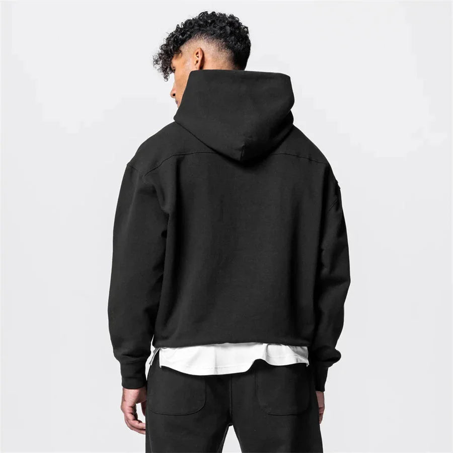 Herren-Kapuzenpullover in bergre