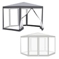 Sonnewelt Padiglione Gazebo da Giardino con Zanzariera Impermeabile Esagonale
