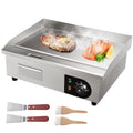 VEVOR Barbecue Elettrico 54 x 30 cm, Piastra Elettrica 3000W, Piastra di Cottura Commerciale in Ferro, Temperatura Regolabile 50 – 300 °C, Facile da Pulire per Barbecue