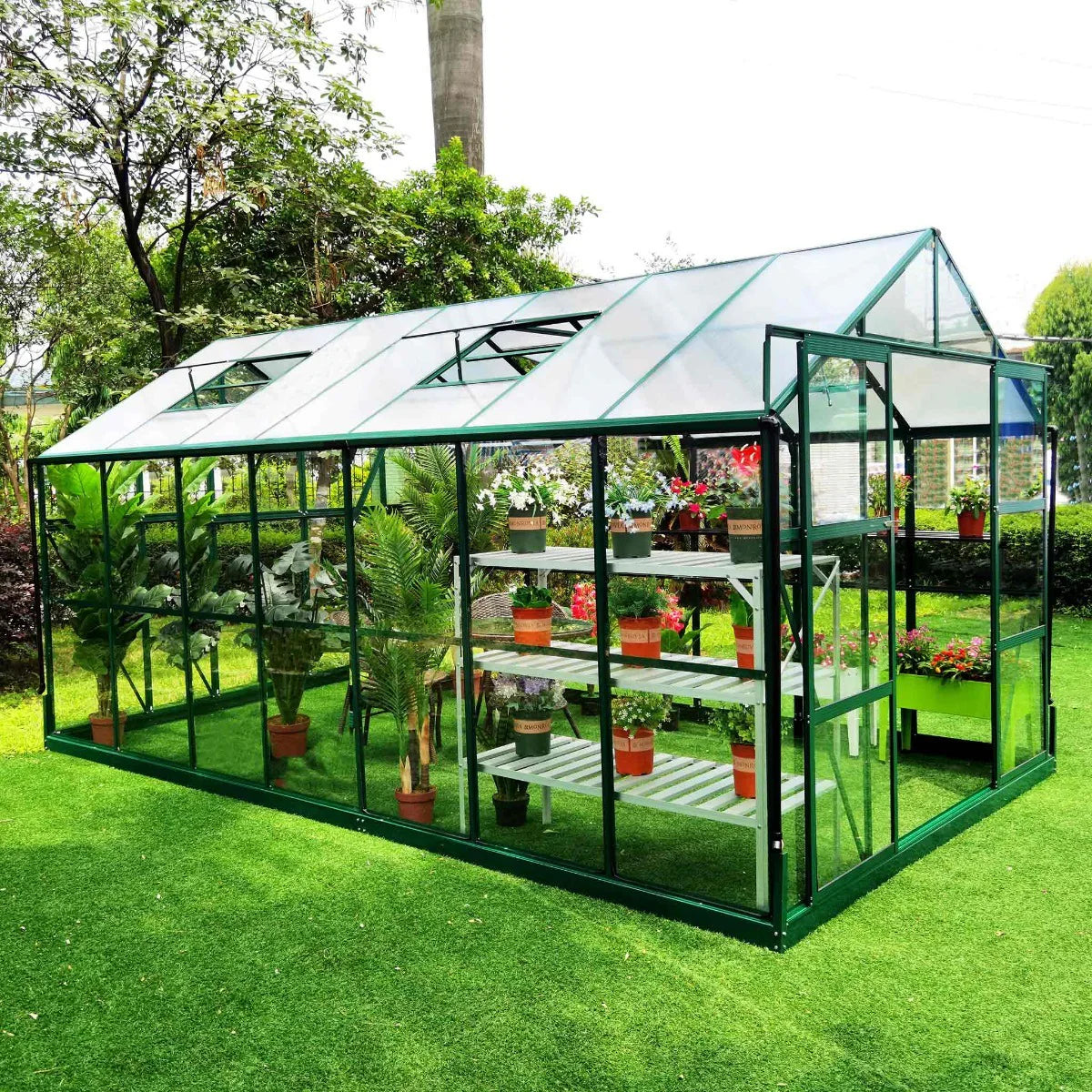 Serra Metalcraft, 12,7 m, vetro di sicurezza 4 mm, verde