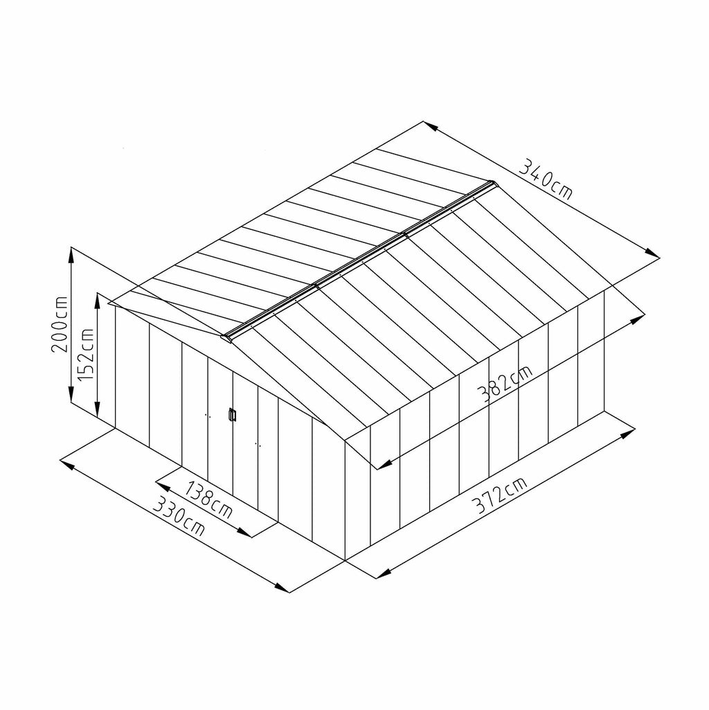 Fornorth Gerteschuppen, 12,99m²
