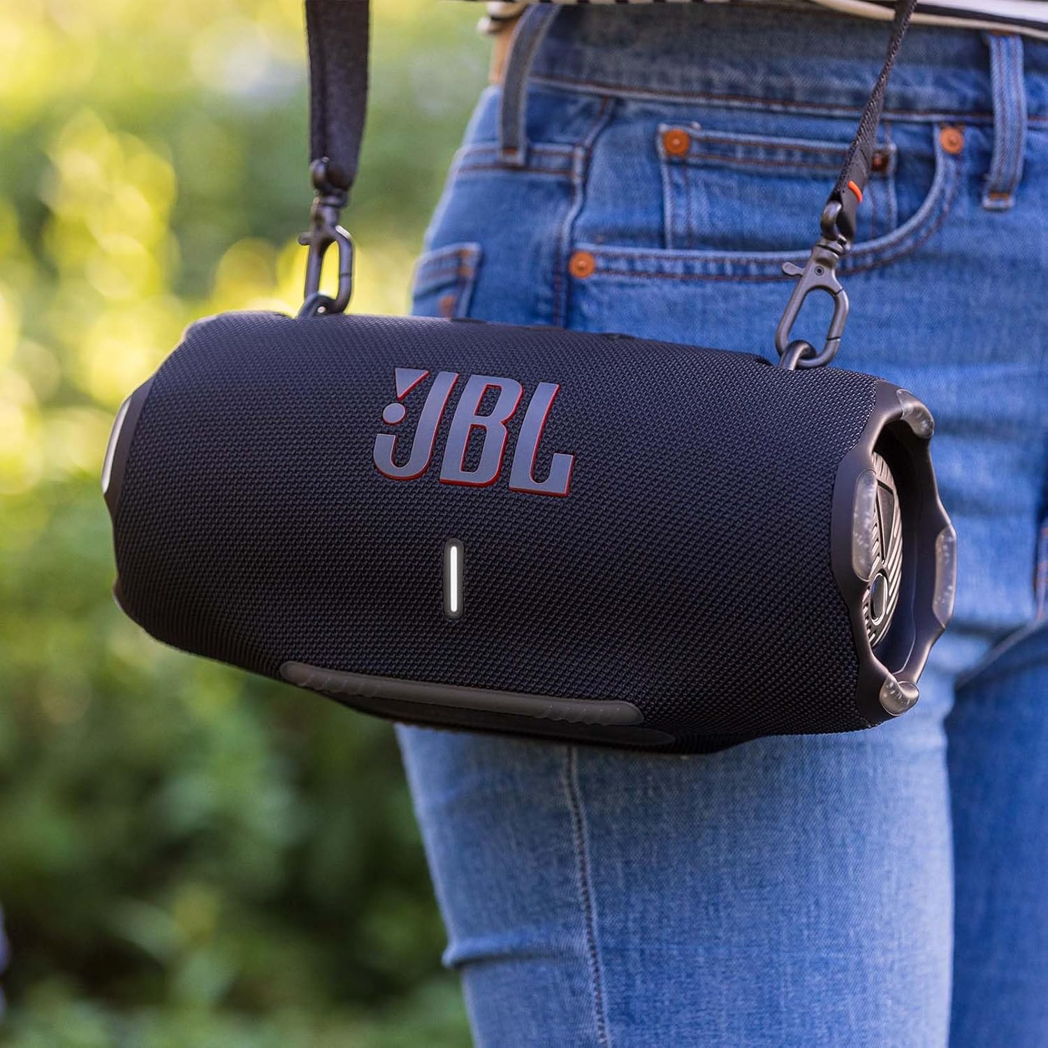 JBL Xtreme 4 Altoparlante portatile in colorazione Camouflage – Cassa portatile Bluetooth con bassi profondi, AI Sound Boost e power bank integrato – Impermeabile e resistente alla polvere – 24 ore di autonomia