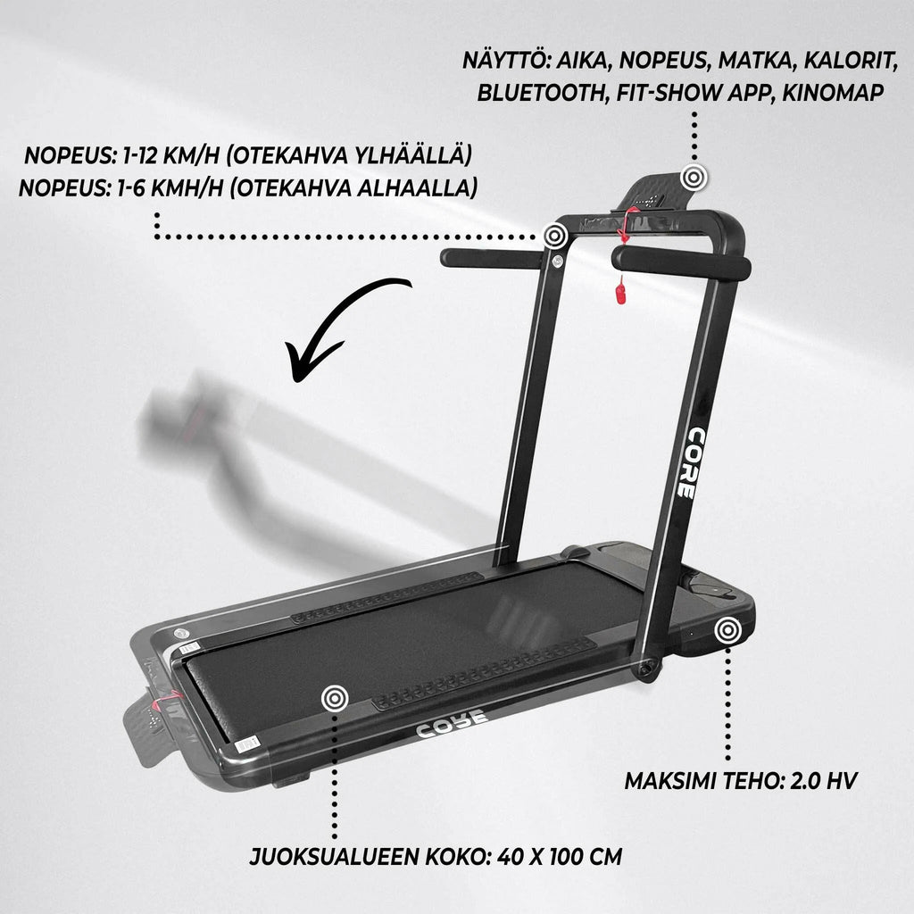 Tapis Roulant 2-IN-1 Core 2200