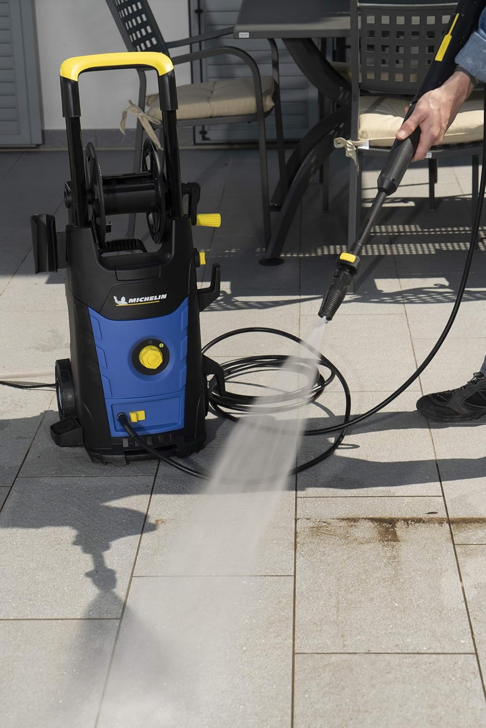 Idropulitrice Michelin MPX25EHDSP con sistema Double Speed (2500 W, 170 bar, 500 l/h)