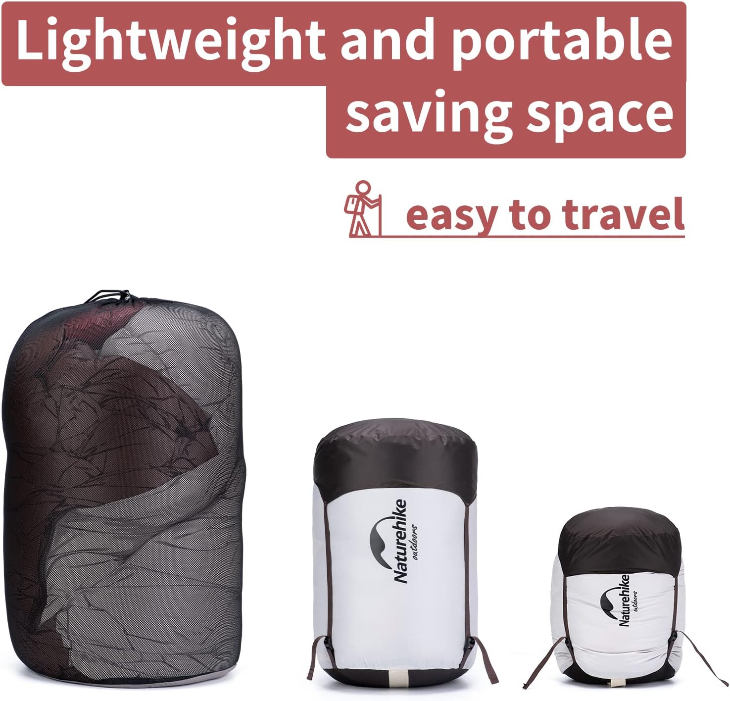 Naturehike Snowbird Entendaunen Mumienschlafsack,Outdoor Professional Camping Schlafsack,Unisex – Erwachsene Schlafsack