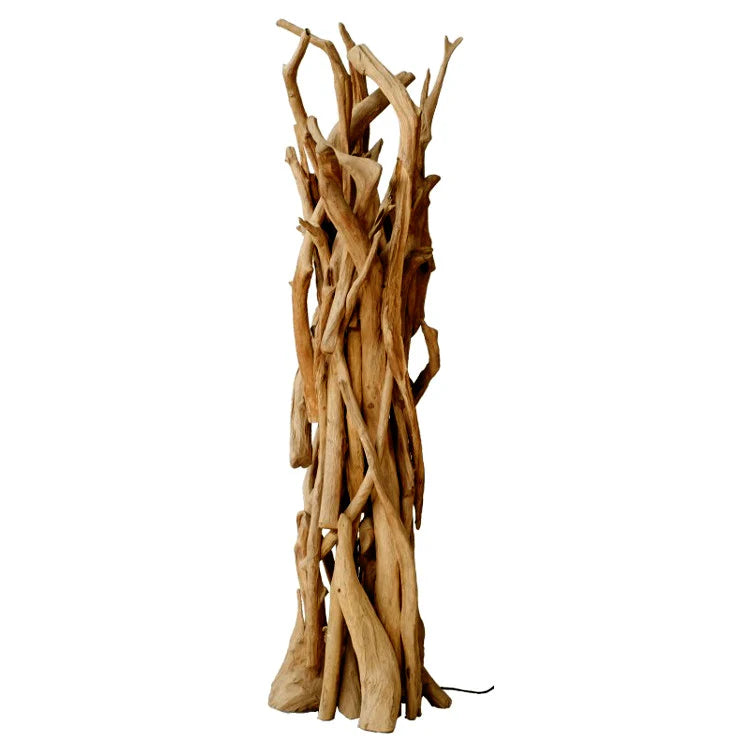 Design Teak Wurzelholz Stehlampe ACE
