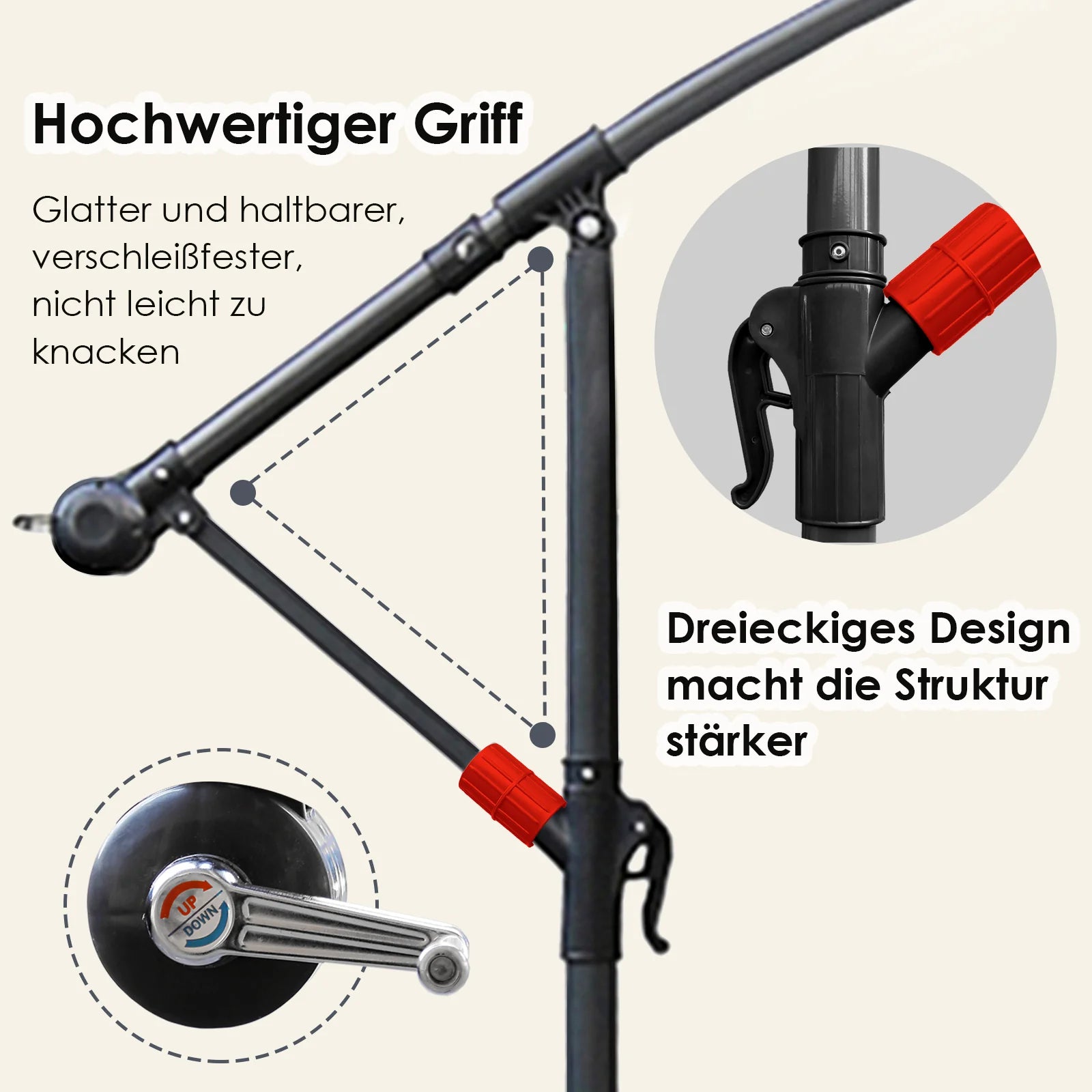 Sonnewelt Ampelschirm 3.5m 3m Garten