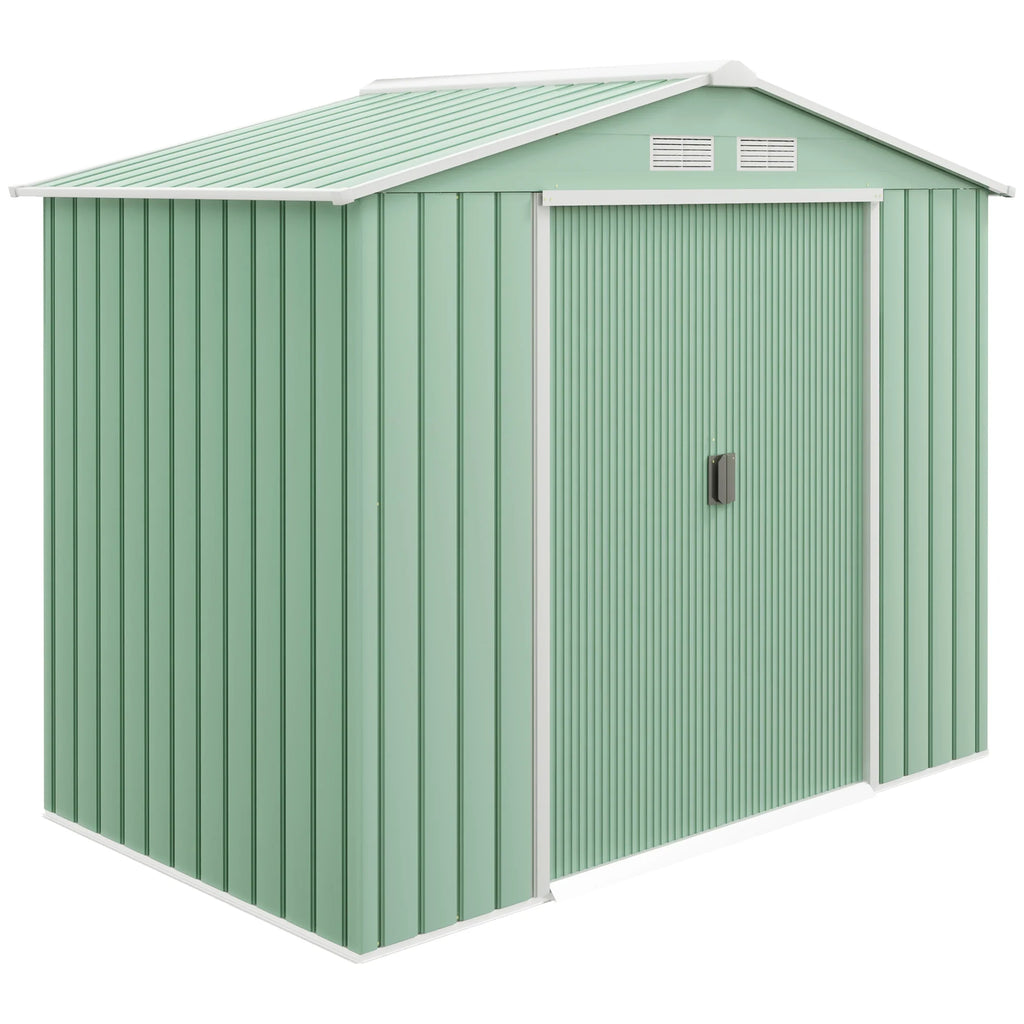 Outsunny Casetta Attrezzi con Porte Scorrevoli e Ventilazione