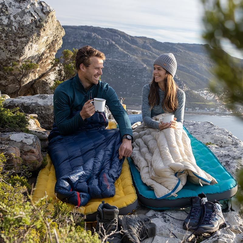 Naturehike Schlafsäcke Ultraleicht 800FP Rechteckige Schlafsäcke Wasserabweisend Schlafsack für Outdoor, Camping, Wandern, Reisen