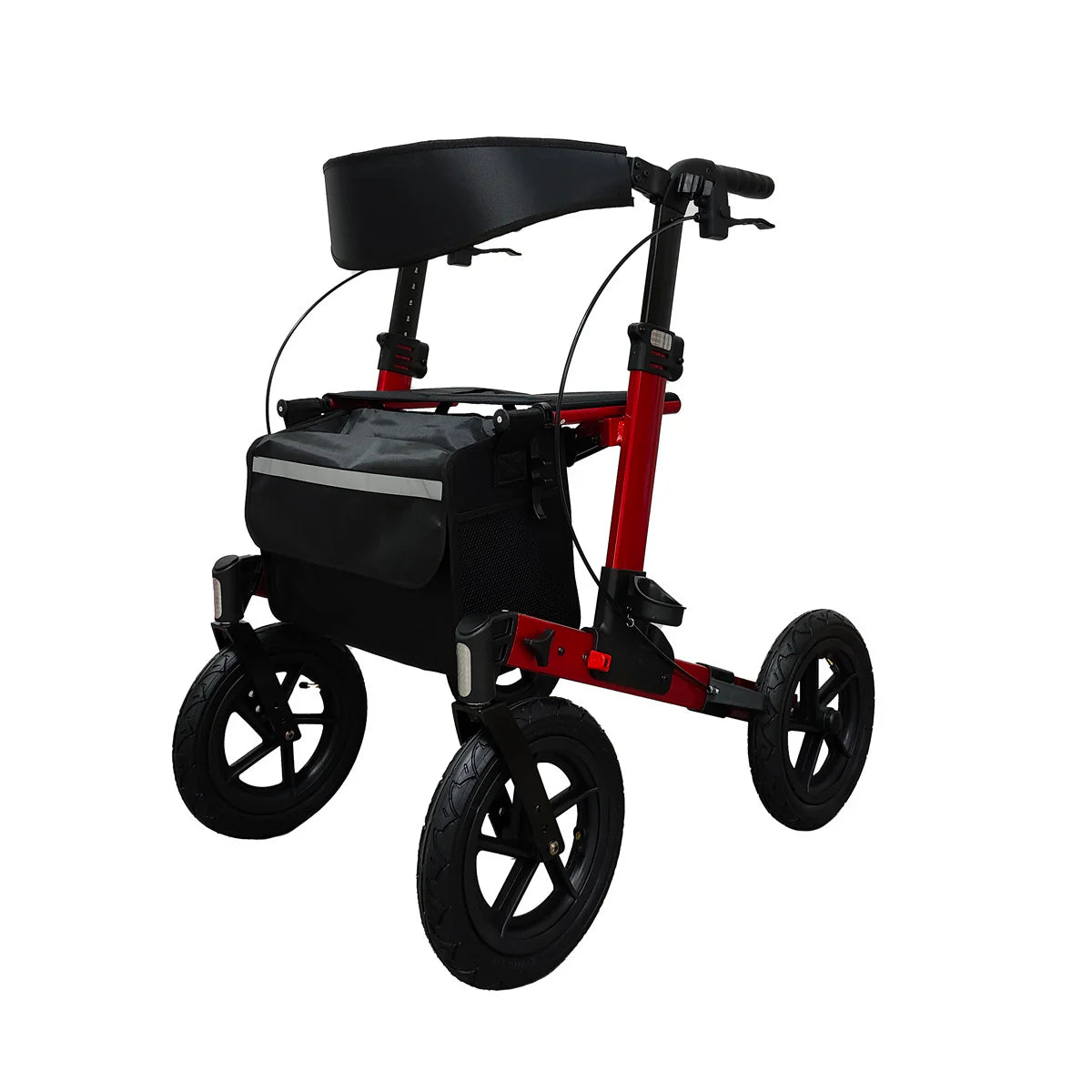 Rollator da esterni Arvo, rosso