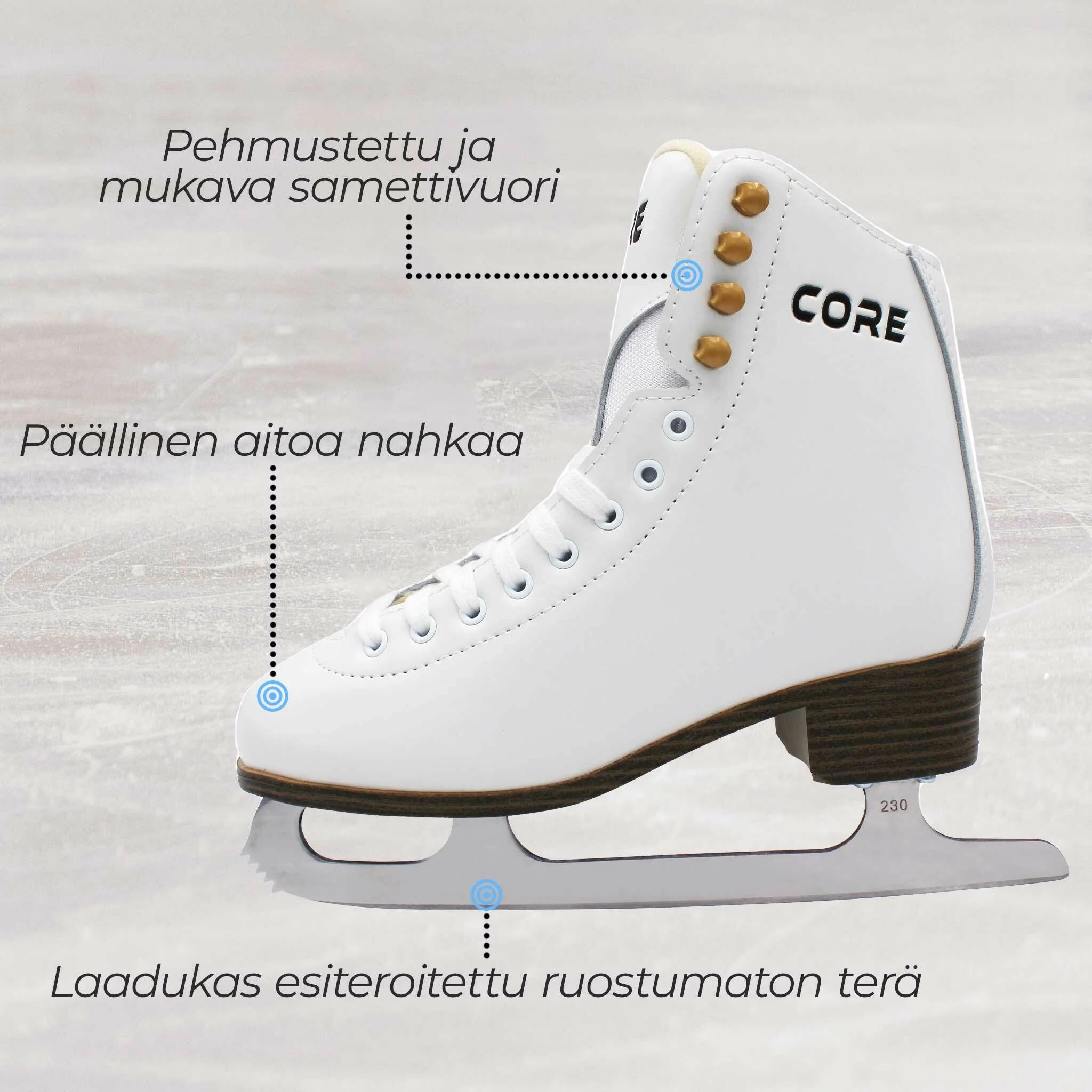 Pattini da ghiaccio Core Eiskunstlauf