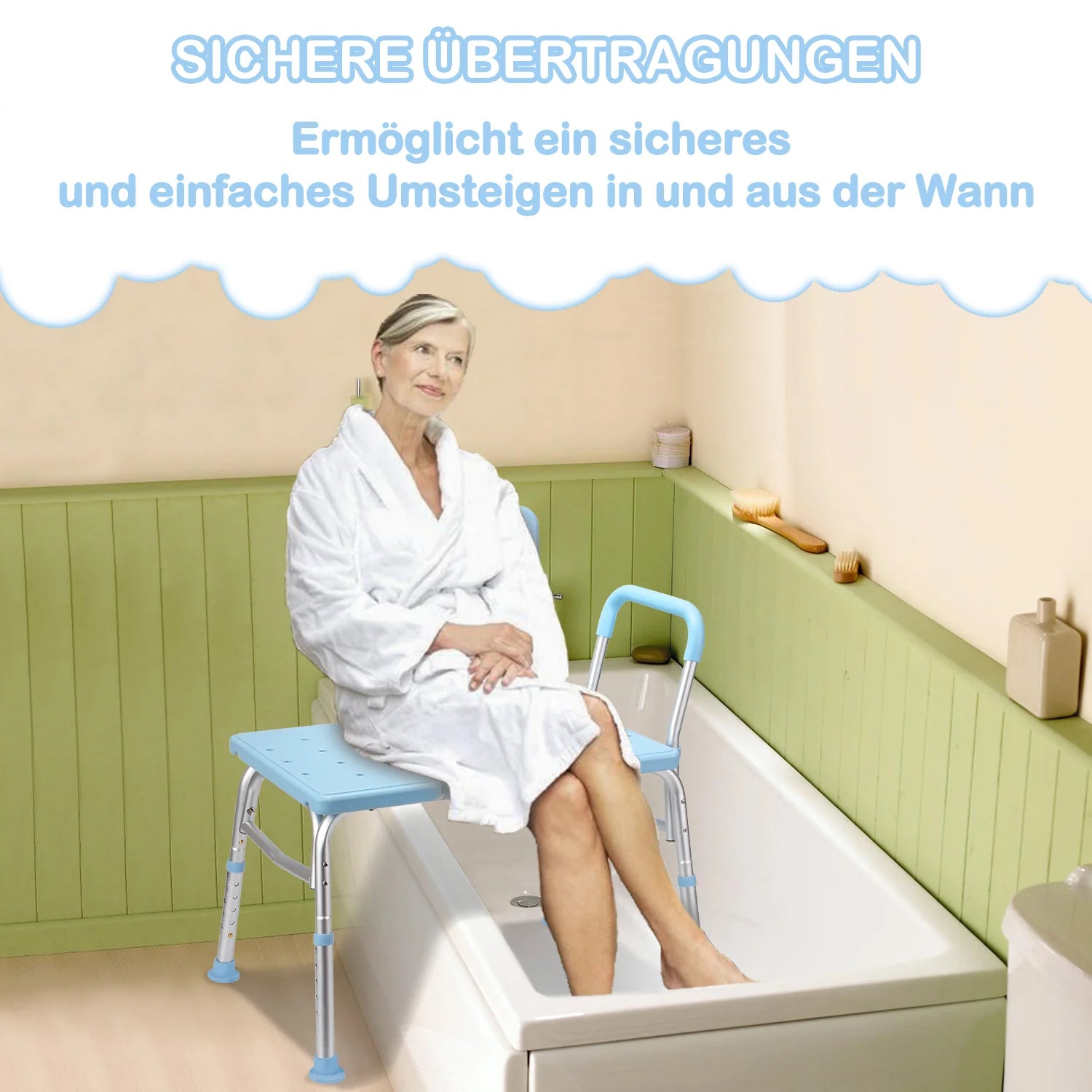 Sonnewelt Badewannensitz Duschhocker Hhenverstellbarer