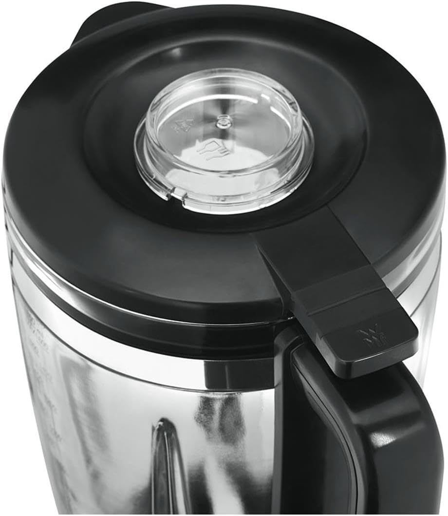 WMF Kult Pro Frullatore, 25.000 giri/min, 1.400 Watt, caraffa in vetro 1,8 l, frullatore ad alte prestazioni, funzione smoothie, tritaghiaccio e intervallo
