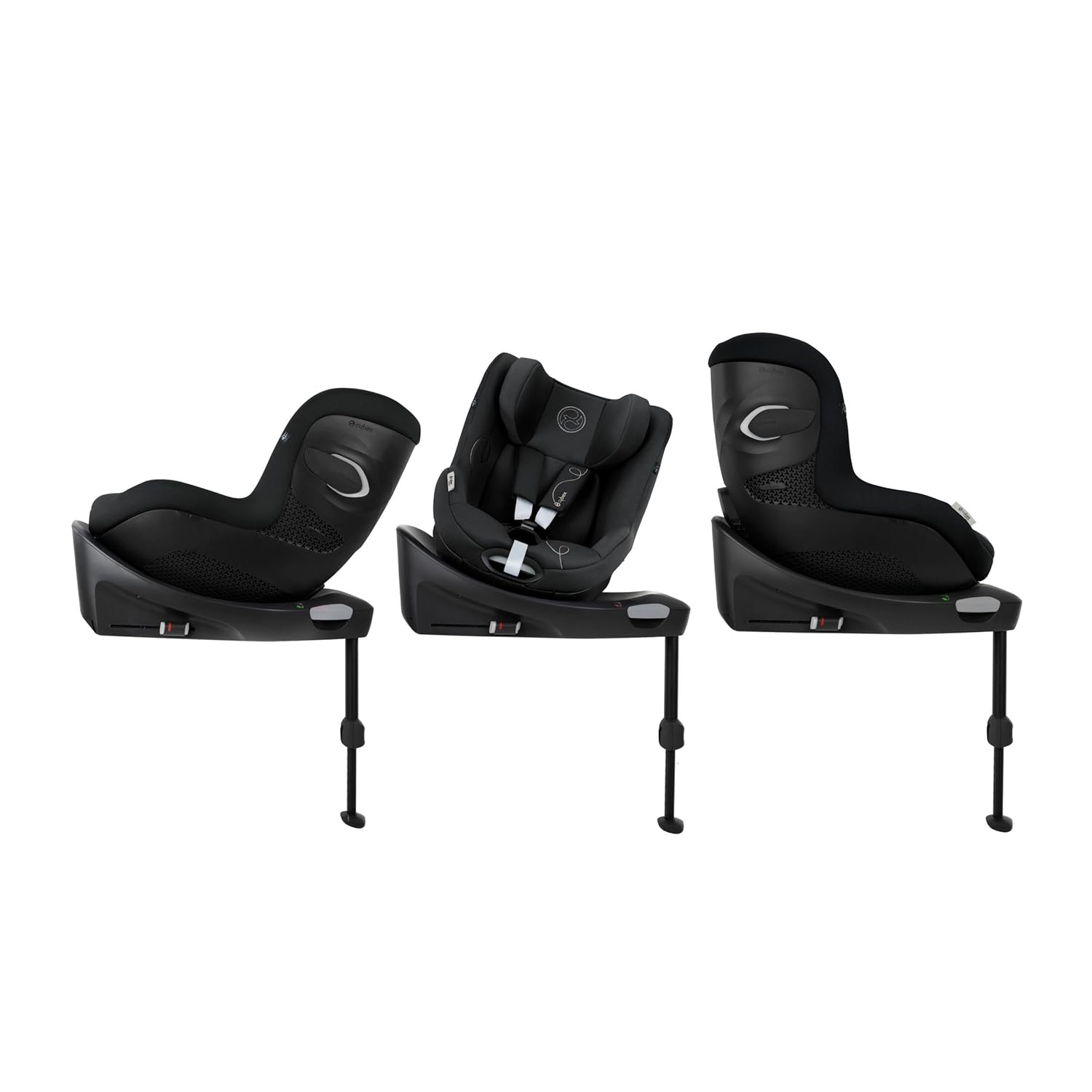 Seggiolino auto CYBEX Gold Sirona Gi i-Size Plus con base, Da 3 mesi a 4 anni circa (Dalla nascita con inserto per neonati), Max. 20 kg, 61-105 cm (Da 40 cm con inserto per neonati), Stormy Blue