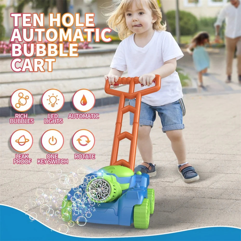 Bubble Mower - Zauberhafter Seifenblasenspa - Spielzeug-Rasenmher