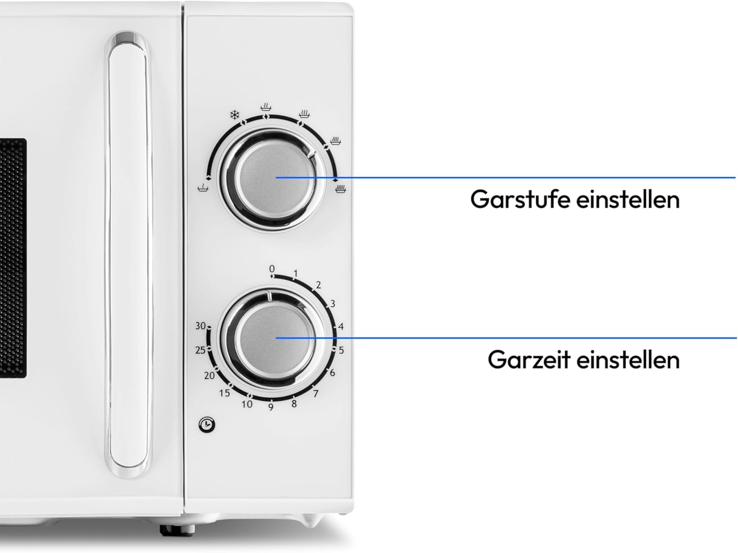 MEDION Forno a microonde (20 litri, 700 watt, compatto e salvaspazio, 5 livelli di potenza, funzione scongelamento, timer, MD11475) bianco