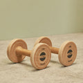 Heimholz manubri in legno 2x 1kg rovere