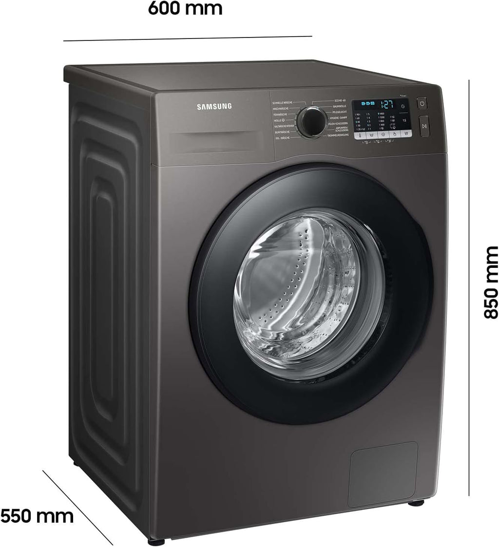 Lavatrice WW70TA049AX/EG, 7 kg, 1400 giri/min, Ecobubble, programma Vapore Igienizzante, funzione Smacchia Tutto, Inox