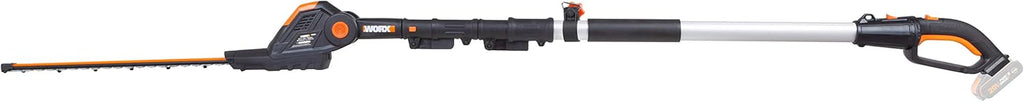 WORX WG252E.9 Tagliasiepi Telescopico a Batteria - Larghezza di Taglio 45 cm - Asta Telescopica Regolabile in 10 Posizioni fino a 3,20 Metri di Altezza - Compatibile con PowerShare - Batteria e Caricabatterie Non Inclusi