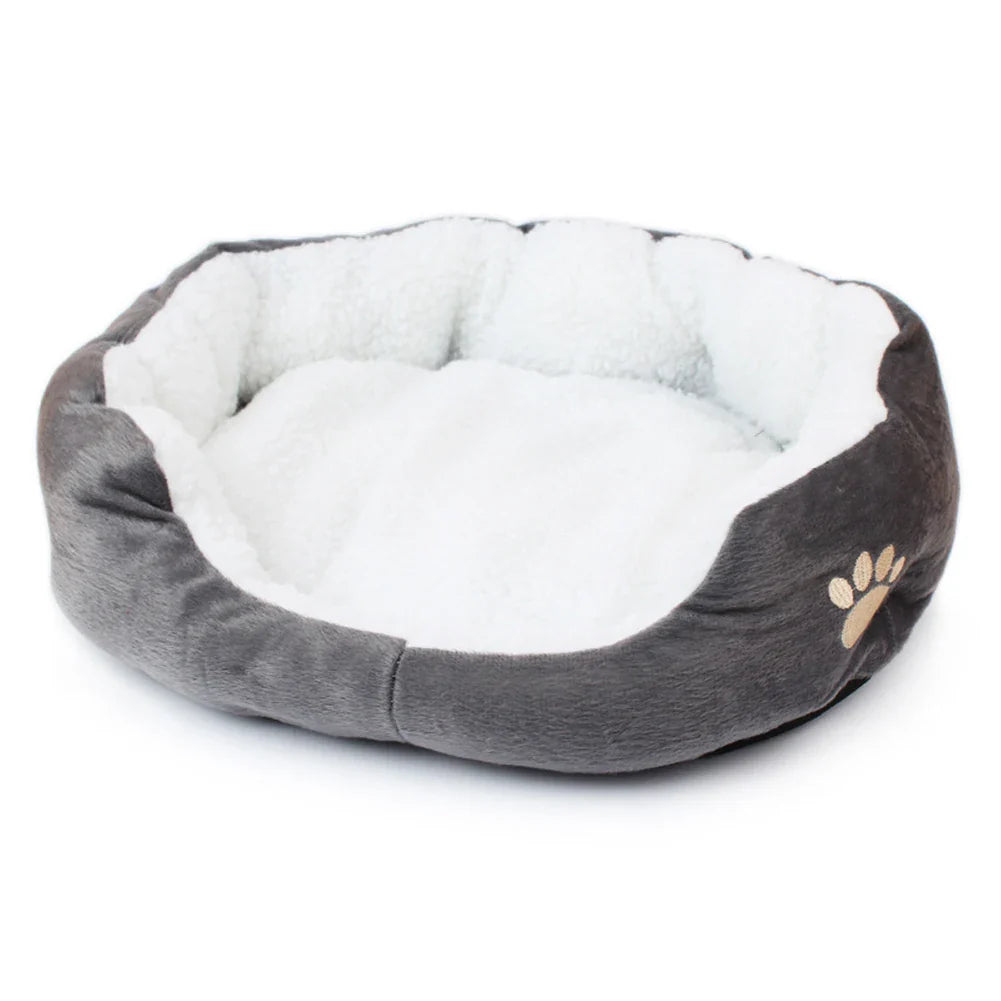 Bequemes Haustierbett für Hunde und Katzen | Kuschelhhle mit dicker PP-Baumwolle | Perfekt für Kleine Hunde und Katzen