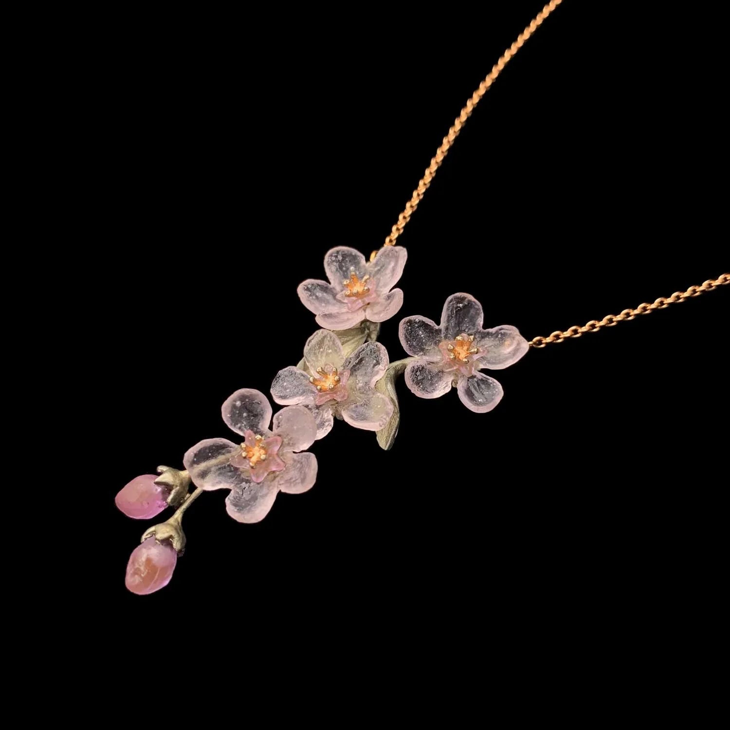 Collier fiore di pesco - Fiori