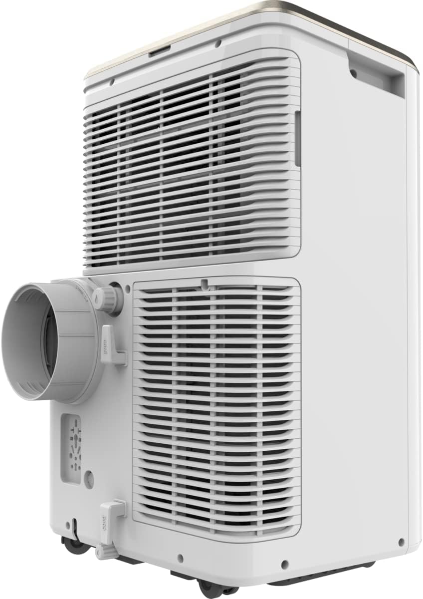 Condizionatore portatile AEG Chillflex Pro AXP26U338CW / display LED / pulsanti touch / telecomando / 30-40 m² / funzione di raffreddamento / ventilatore / funzione di deumidificazione / automatico / bianco/argento/nero
