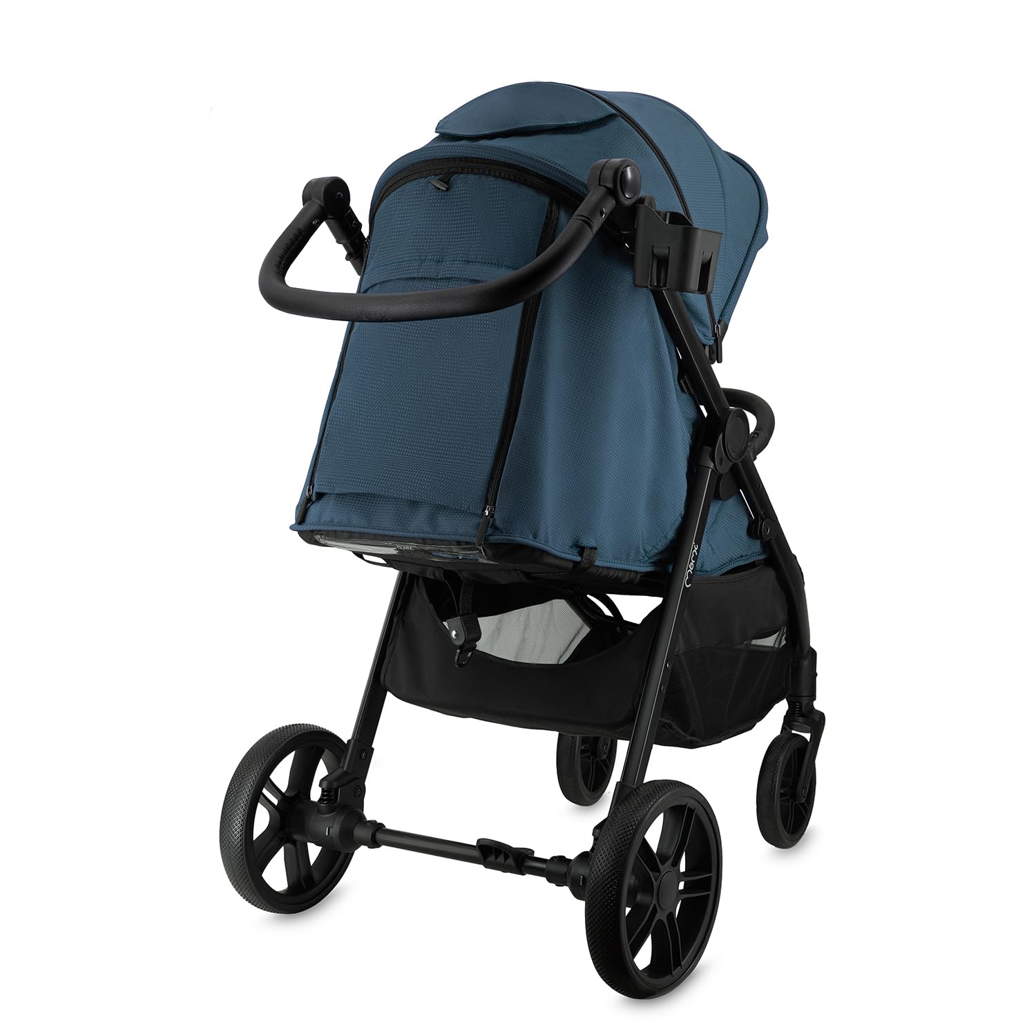 MoMi Passeggino CLARA, Passeggino dai 6 mesi in su, fino a 22 kg di peso corporeo, cintura di sicurezza a 5 punti, sacco coprigambe, portabicchieri, cestino della spesa, borsa per il cambio, zanzariera e parapioggia