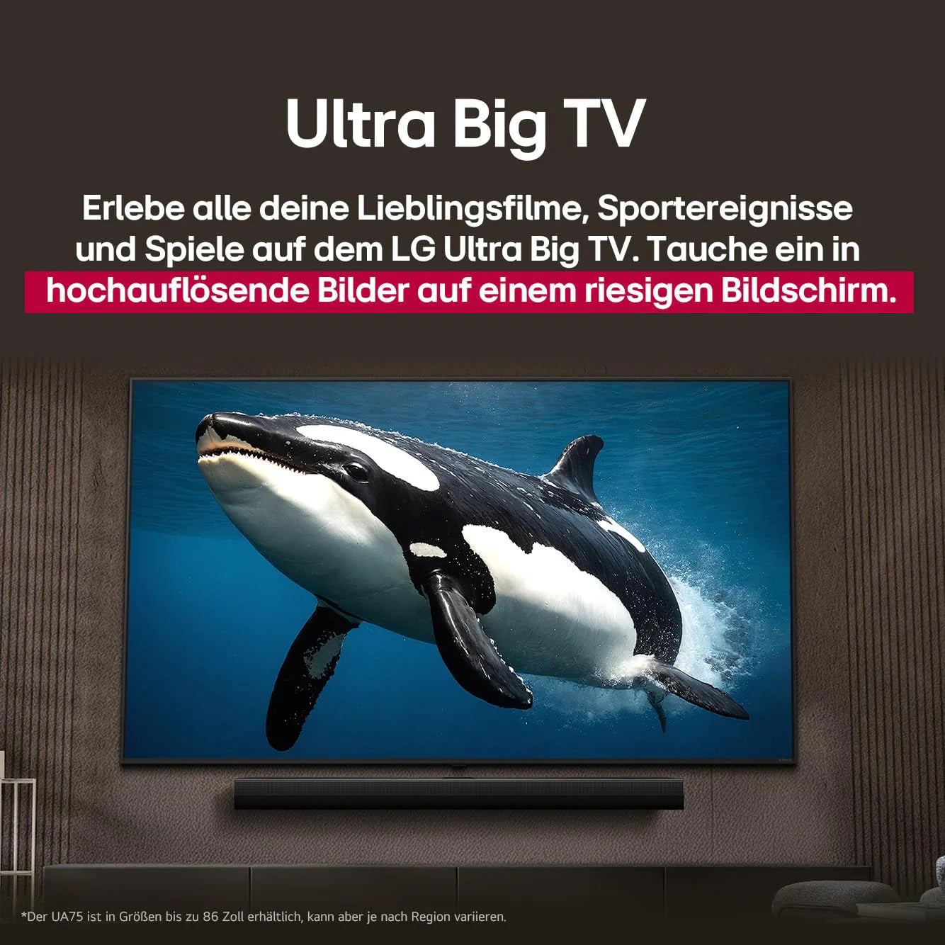 LG 55UA75006LA TV 55 pollici (139 cm) 4K UHD AI TV (Processore AI α7 Gen8 4K, webOS 25, 60Hz) [Modello 2025]