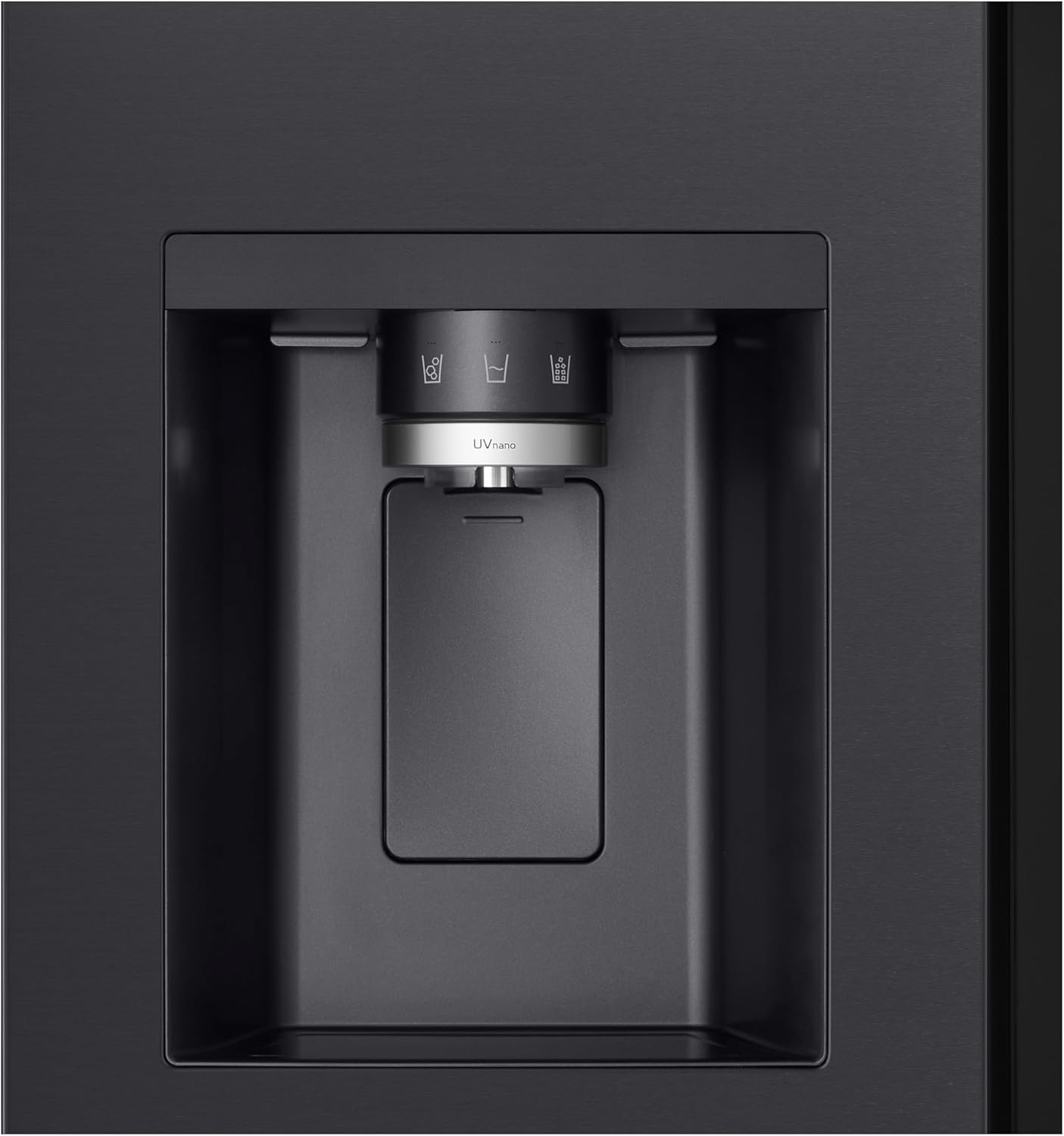 LG GSGV81PYLL Frigorifero Side by Side, Classe E, 635 L, Instaview, Frigorifero con congelatore, Dispenser ghiaccio, ghiaccio tritato, acqua, Total NoFrost, Smart Inverter Compressor, Wi-Fi