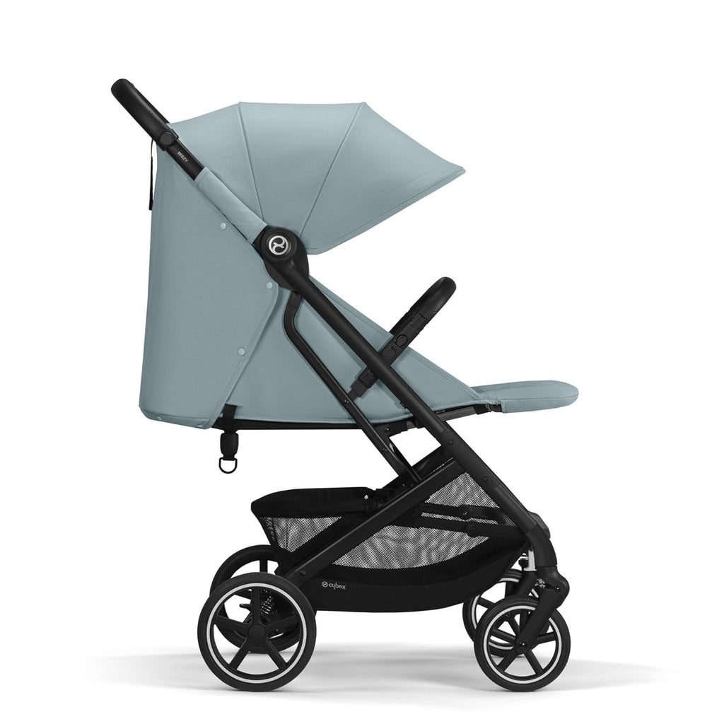Passeggino Cybex Gold Beezy con cinture One-Pull, dalla nascita fino a 4 anni circa (max. 22 kg), compatto ed ergonomico, Almond Beige (Beige con telaio nero)