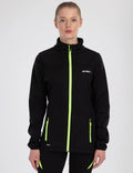 Giacca Ciclismo Donna in Softshell Termico Pro Line II Nero-Neon Prodotto in Set