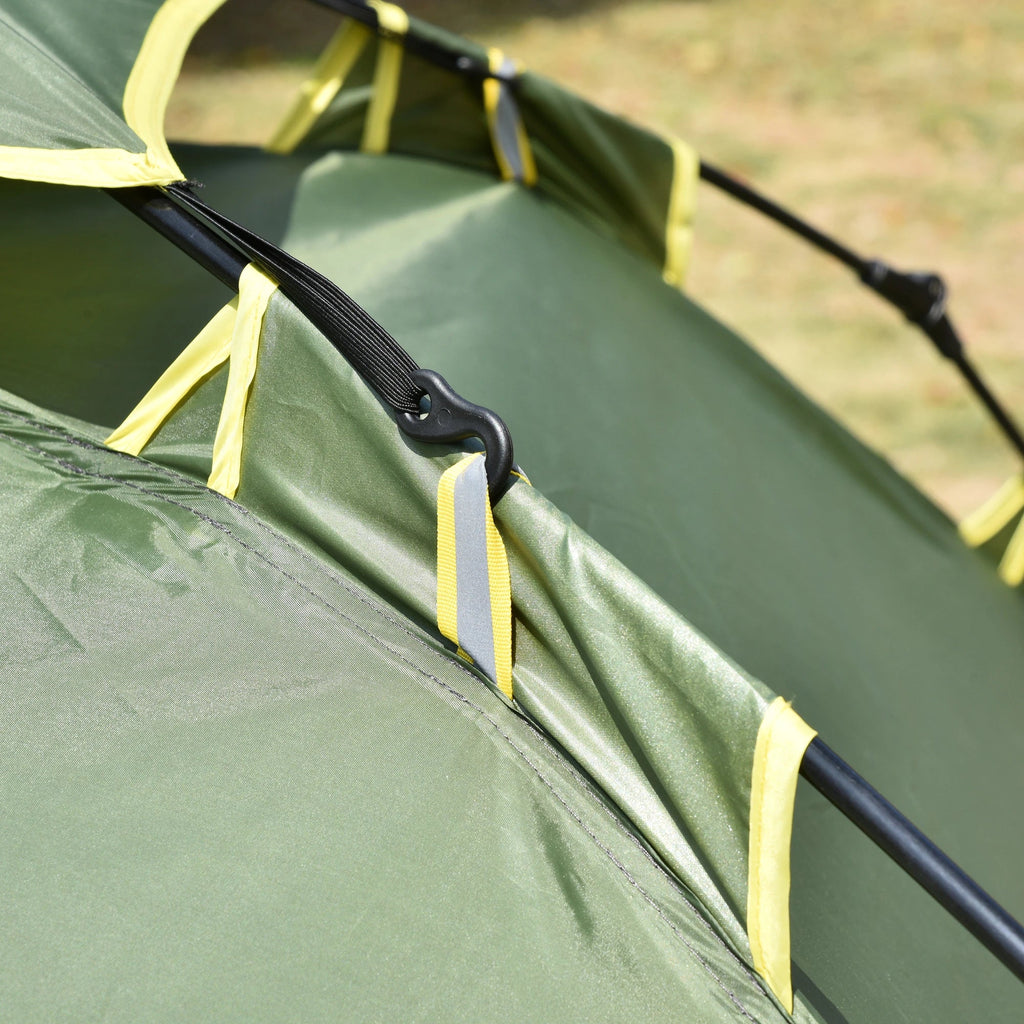 Tenda da campeggio Outsunny 4 stagioni, montaggio rapido, da esterno