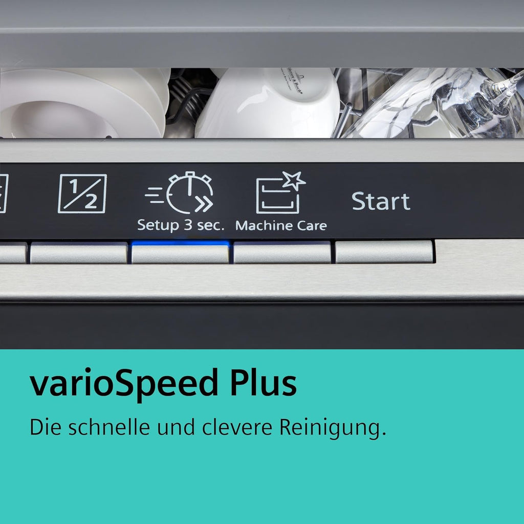 Siemens SX95EX12CE, iQ500 Lavastoviglie intelligente, Lavastoviglie a scomparsa totale, 60 cm, Made in Germany, XXL, Cassetto portaposate, Extra silenziosa, varioSpeed, autoOpen dry, glassZone, varioScharnier