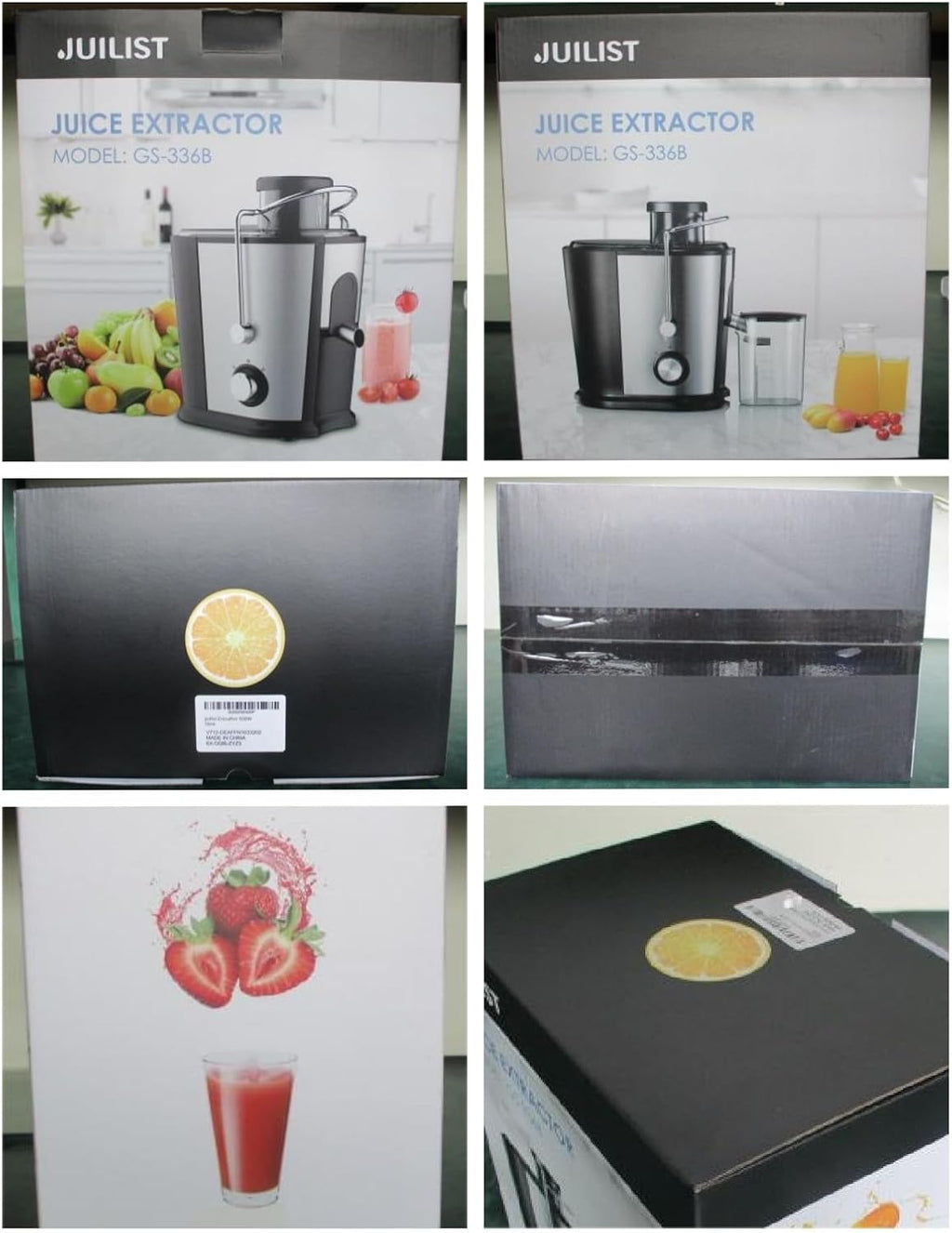 Juilist Entsafter Gemüse und Obst, 600W Juicer mit Groer Einfüllschacht (65 mm), 2 Geschwindigkeitsstufen, Anti-Tropf-System & Anti-Rutsch-Füe, Leicht zu bedienen und zu reinigen