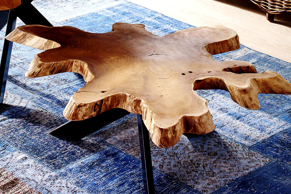 Tavolino da salotto in legno BRADY 70-95 cm