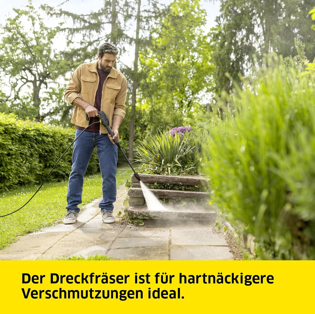 Krcher Hochdruckreiniger K 4 Classic, Druck: max. 130 bar, Frdermenge: 420 l/h, Flchenleistung: 30 m/h, Wasserfilter, Gewicht: 4,6 kg, Hochdruckschlauch und -pistole, Dreckfrser, Strahlrohr