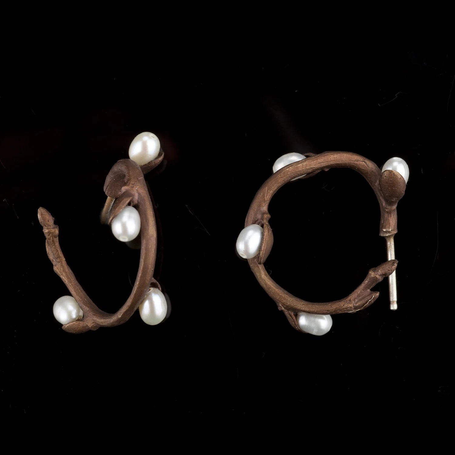 Weidenktzchen Ohrringe - Hoop