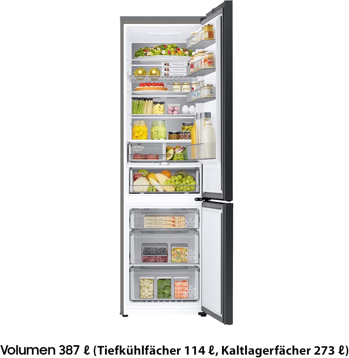 / RL38A7B5BS9/EG / Fridge and Freezer Combination / 203 cm Height.